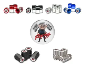 Tires Valve Caps Motorcycle Premium Finish